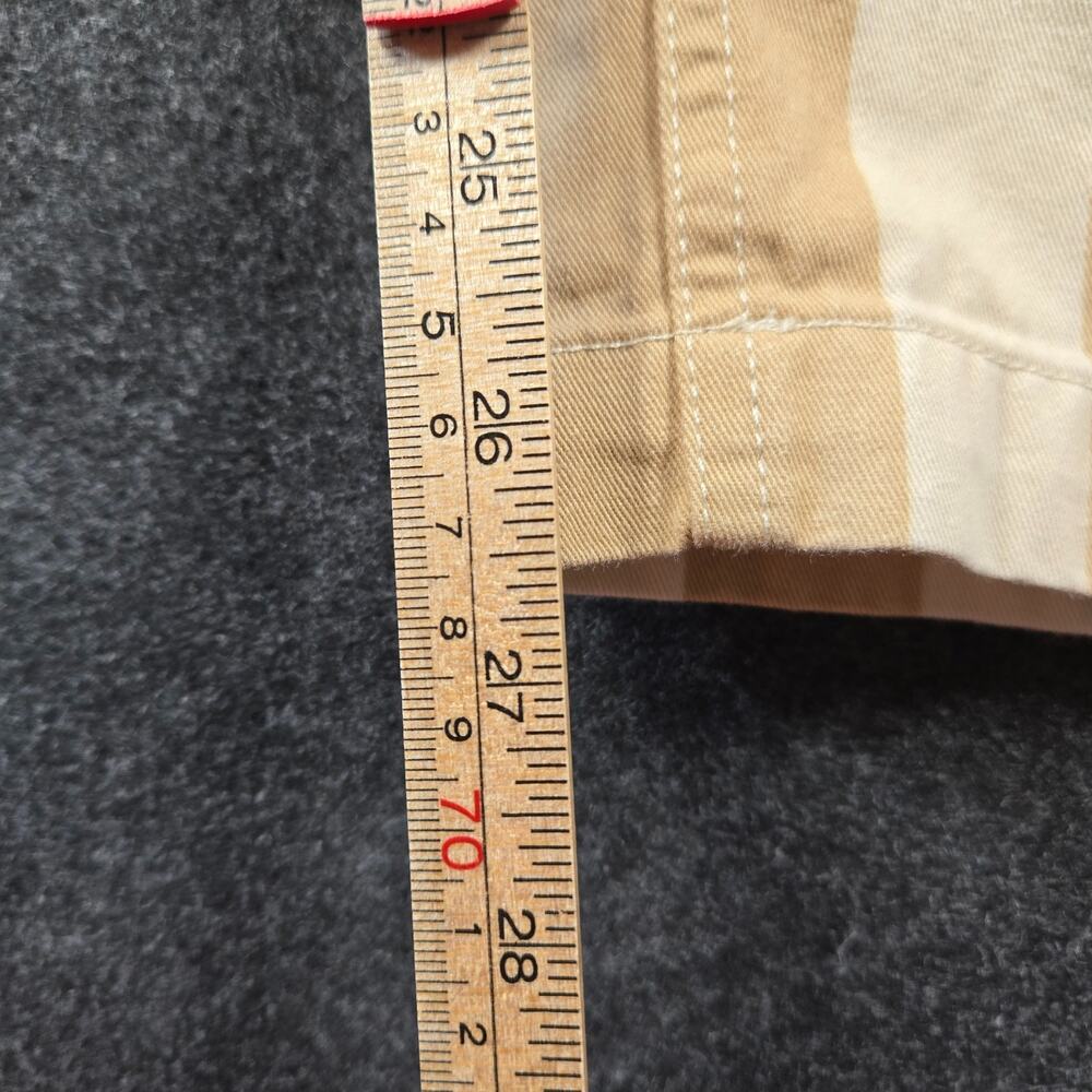 Brixton Costa Striped Overalls Femme Medium Sand/Natural 100% Cotton Artsy - Picture 6 of 15